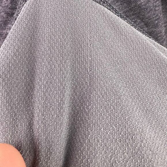 Lululemon Lined Training Shorts Gray Yellow Zip Mesh Pockets Men’s Large Workout - Picture 8 of 16